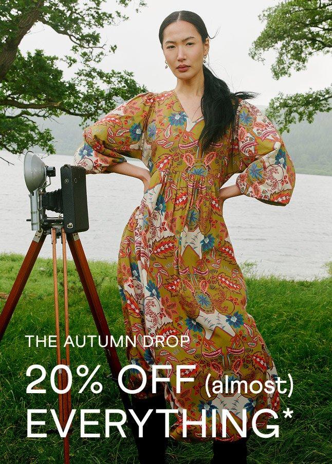 the autumn drop is 20% off everything